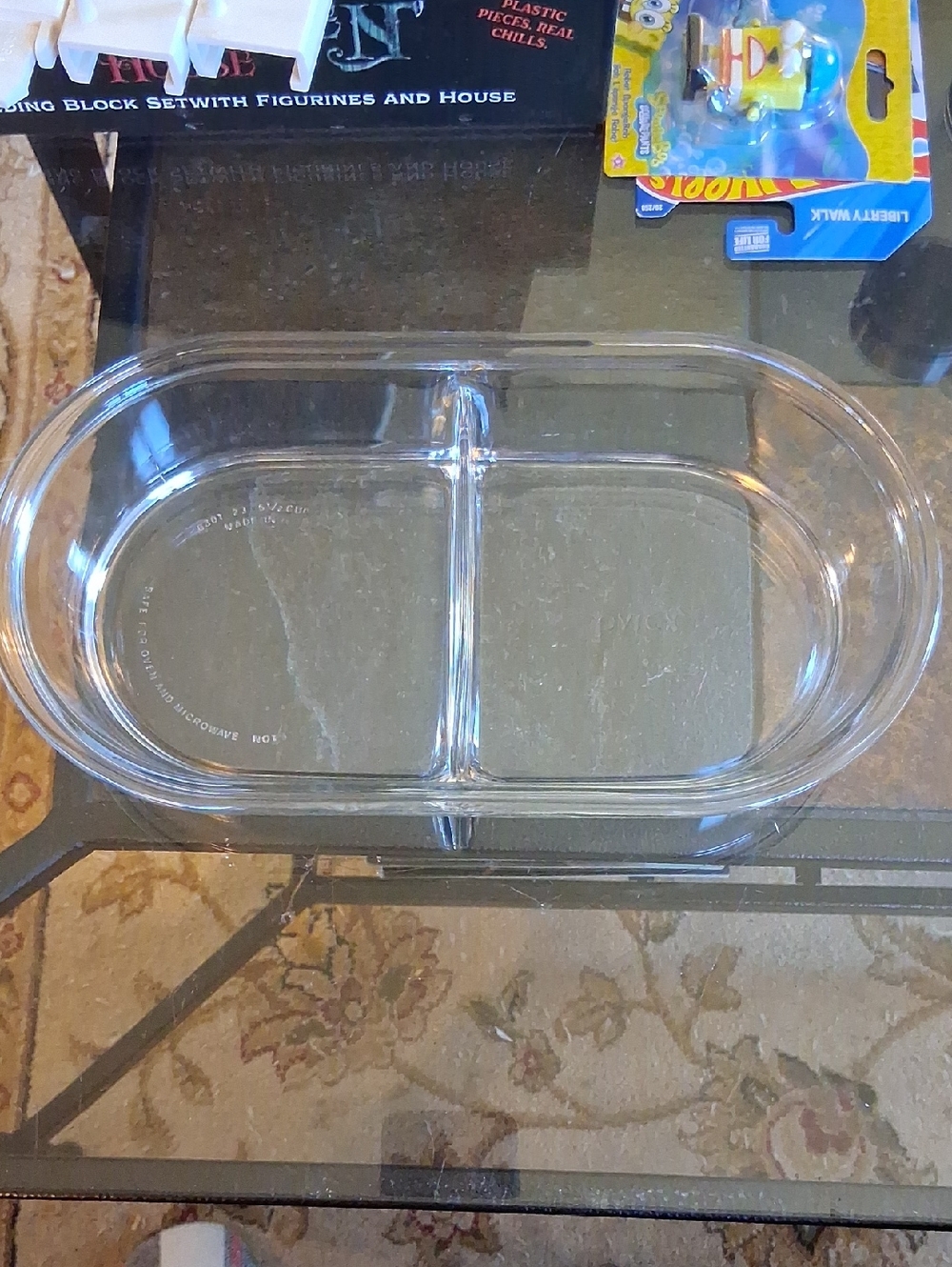 VINTAGE PYREX DIVIDED DISH